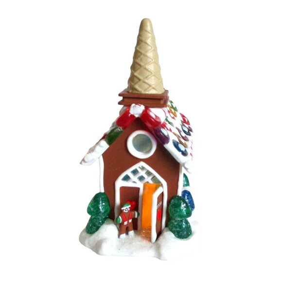 Hallmark 2009 Noelville Church Christmas Ornament - Gingerbread Light Cover - Picture 1 of 6